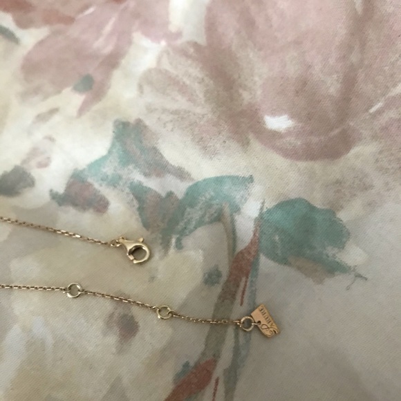 Parure Paris silver gold plated diamond necklace - Picture 3 of 5